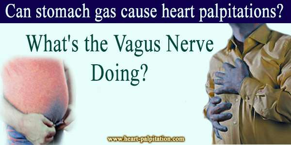 Can stomach gas cause heart palpitations?