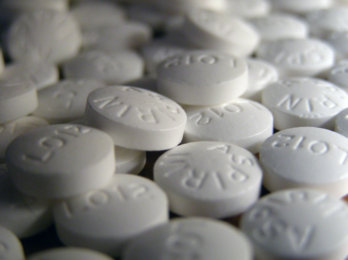 Daily aspirin found to increase risk of heart attack by 190%