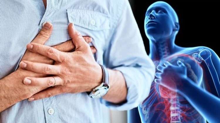 Heart attack symptoms: Pain in this area of the chest can ...