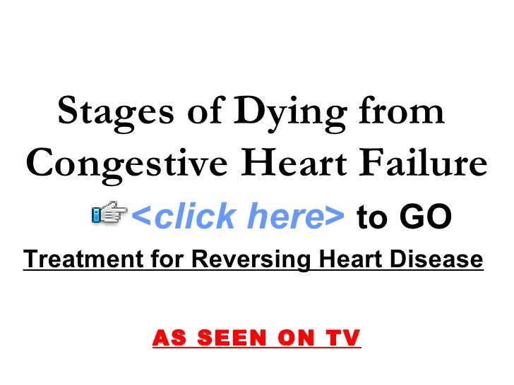 Stages of Dying from Congestive Heart Failure