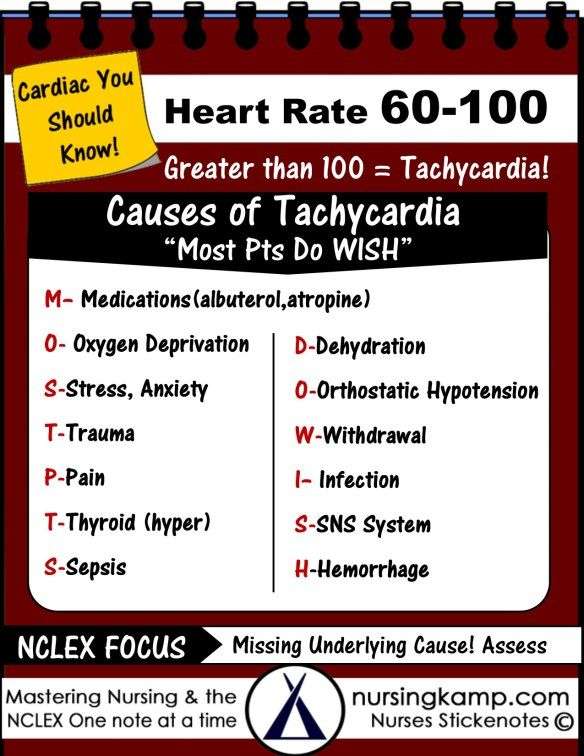 Tachycardia Cheat Sheet Nursing School Nursingkamp Co