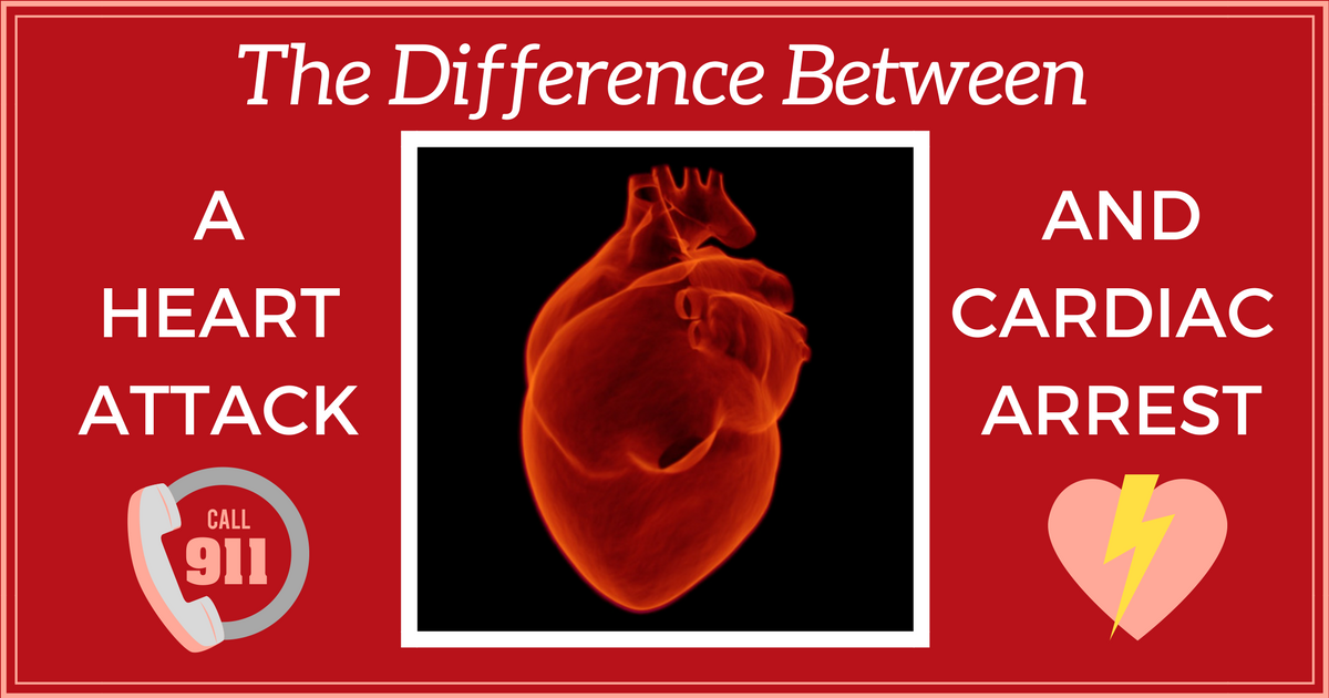 The Difference Between a Heart Attack and Cardiac Arrest