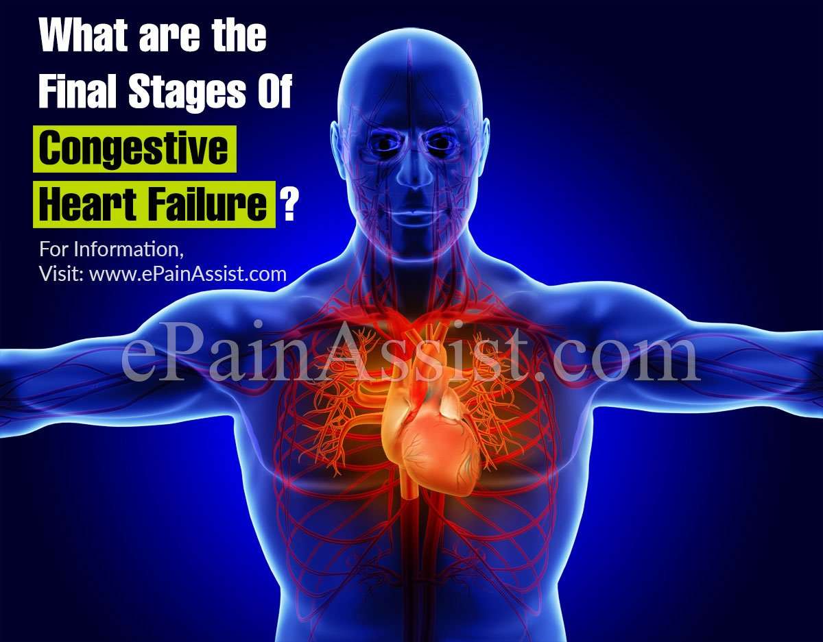 What are the Final Stages Of Congestive Heart Failure?